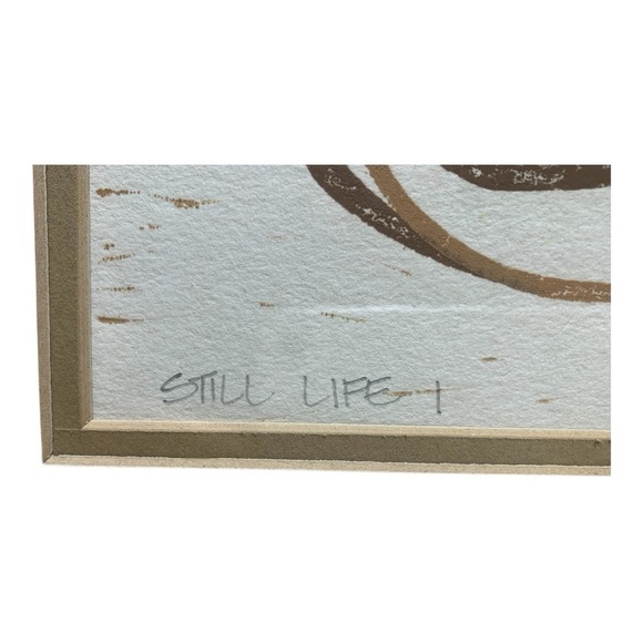 Framed & Matted Under Glass Numbered & Signed Print By Jung “Still Life 1” - Picture 3 of 6